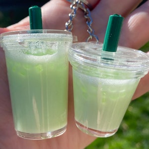 Iced Matcha Latte Keychain