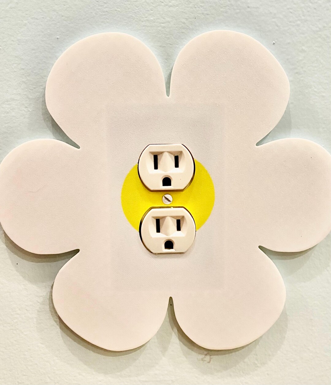 Daisy Switch Cover, Daisy Outlet Cover, Daisy Room Decor, Flower Light ...