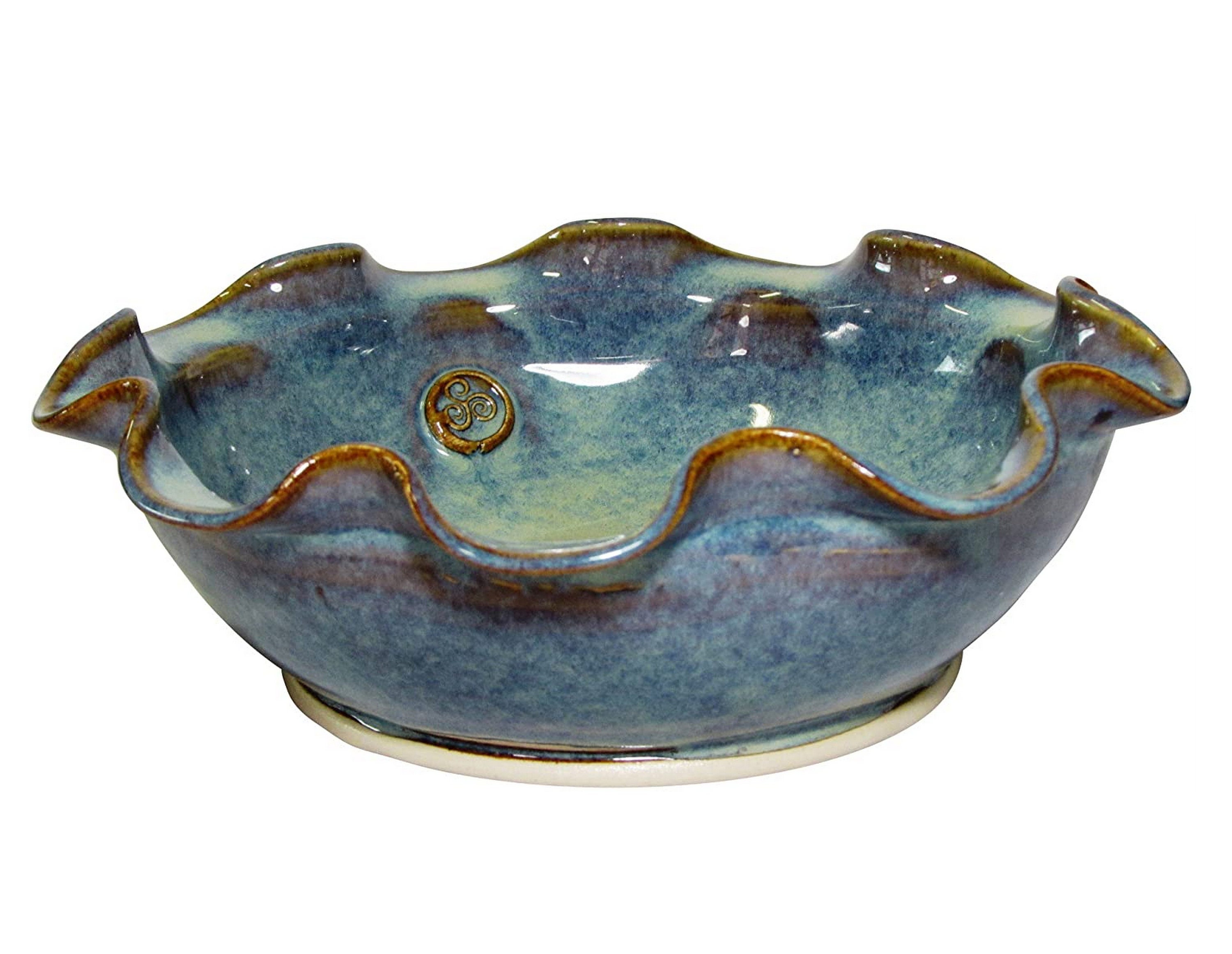 Castle Arch Irish Pottery Medium Wavy Serving Bowl Etsy