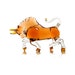 The Wine Savant Charging Bull Liquor Decanter Made For Bourbon, Whiskey, Scotch, Rum, or Tequila 