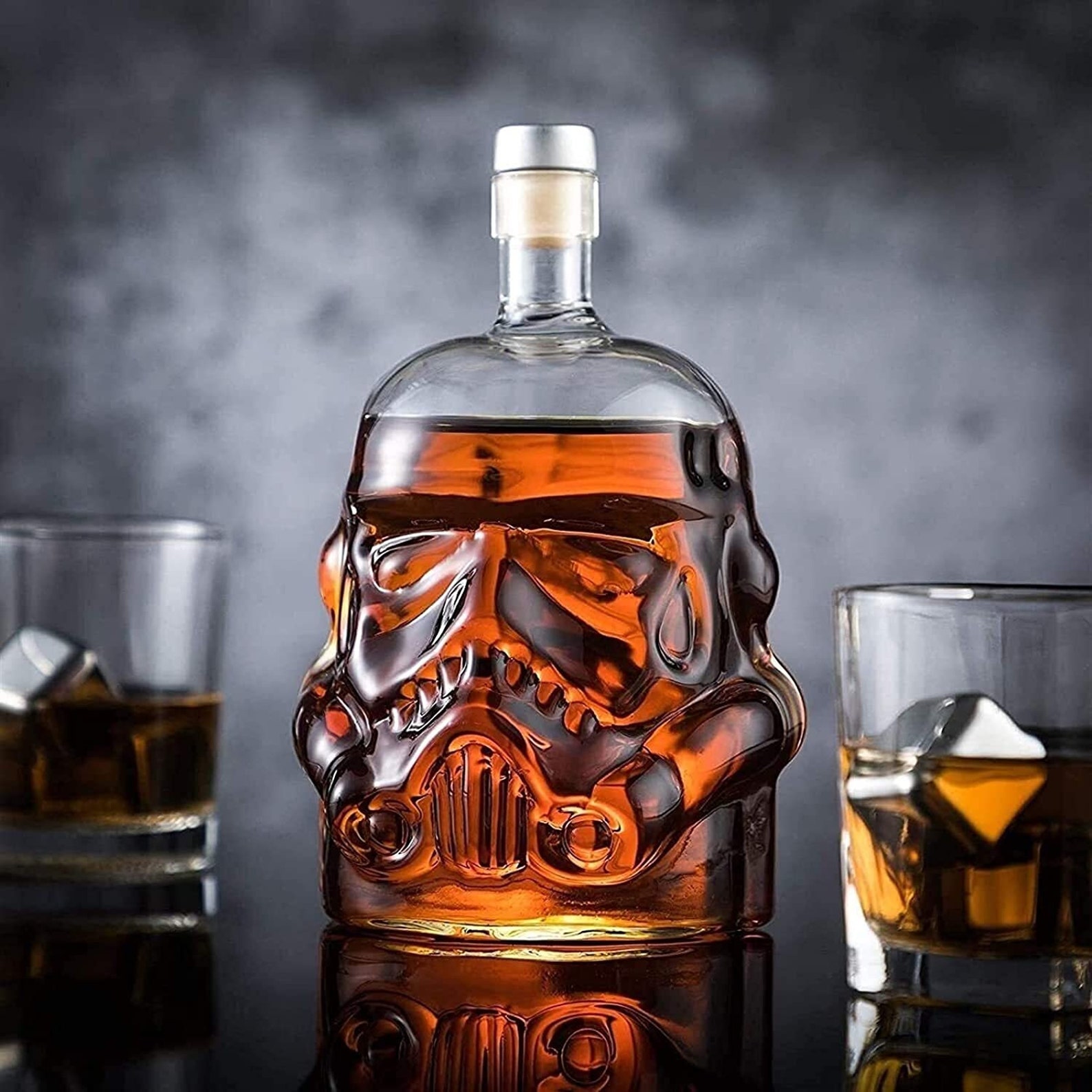 Stormtrooper Bottle Decanter Starwars Storm Trooper Whiskey Etsy