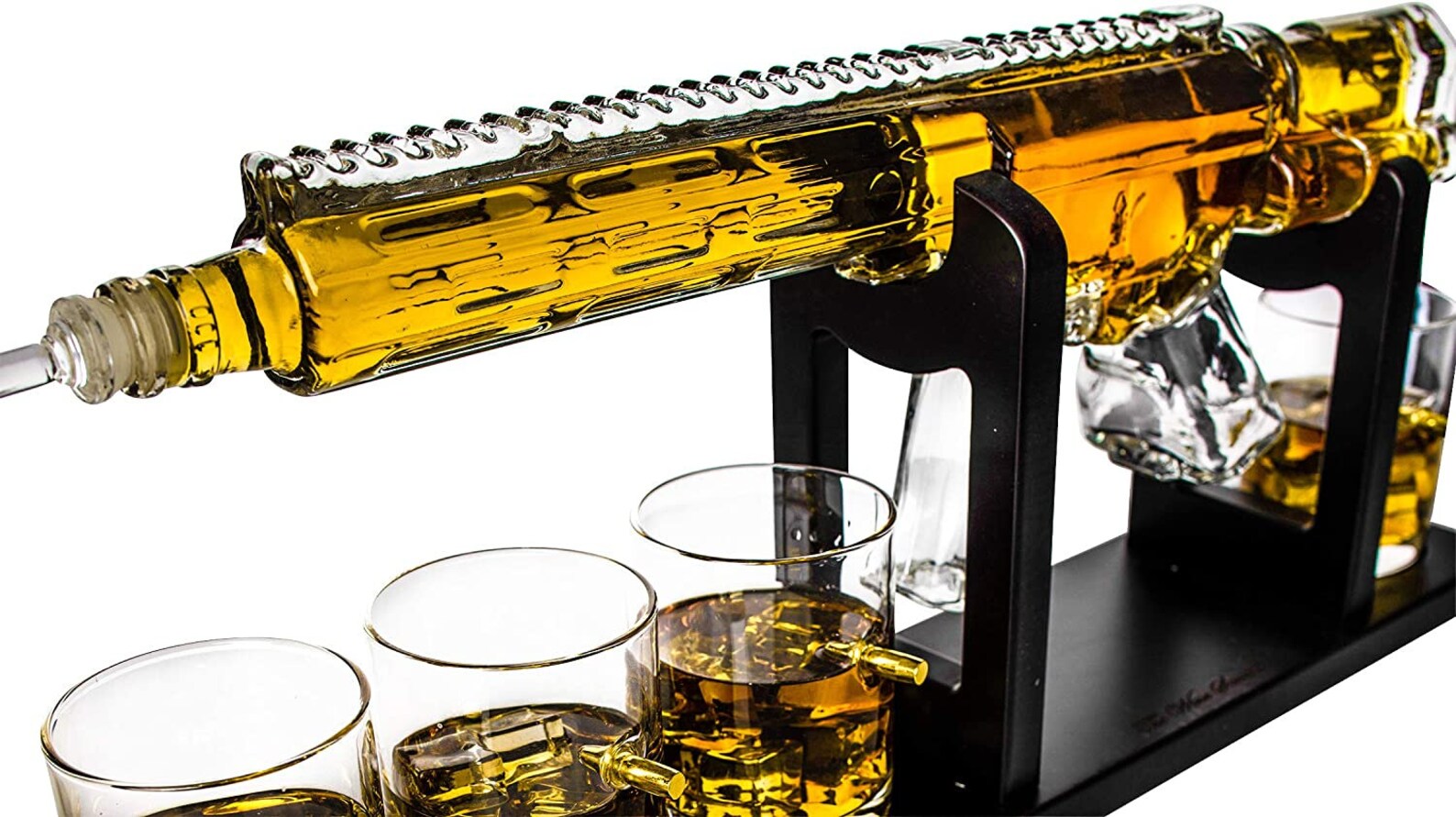 AR15 Whiskey Gun Decanter Set 1000 ml & 4 12oz Bullet Glasses Etsy