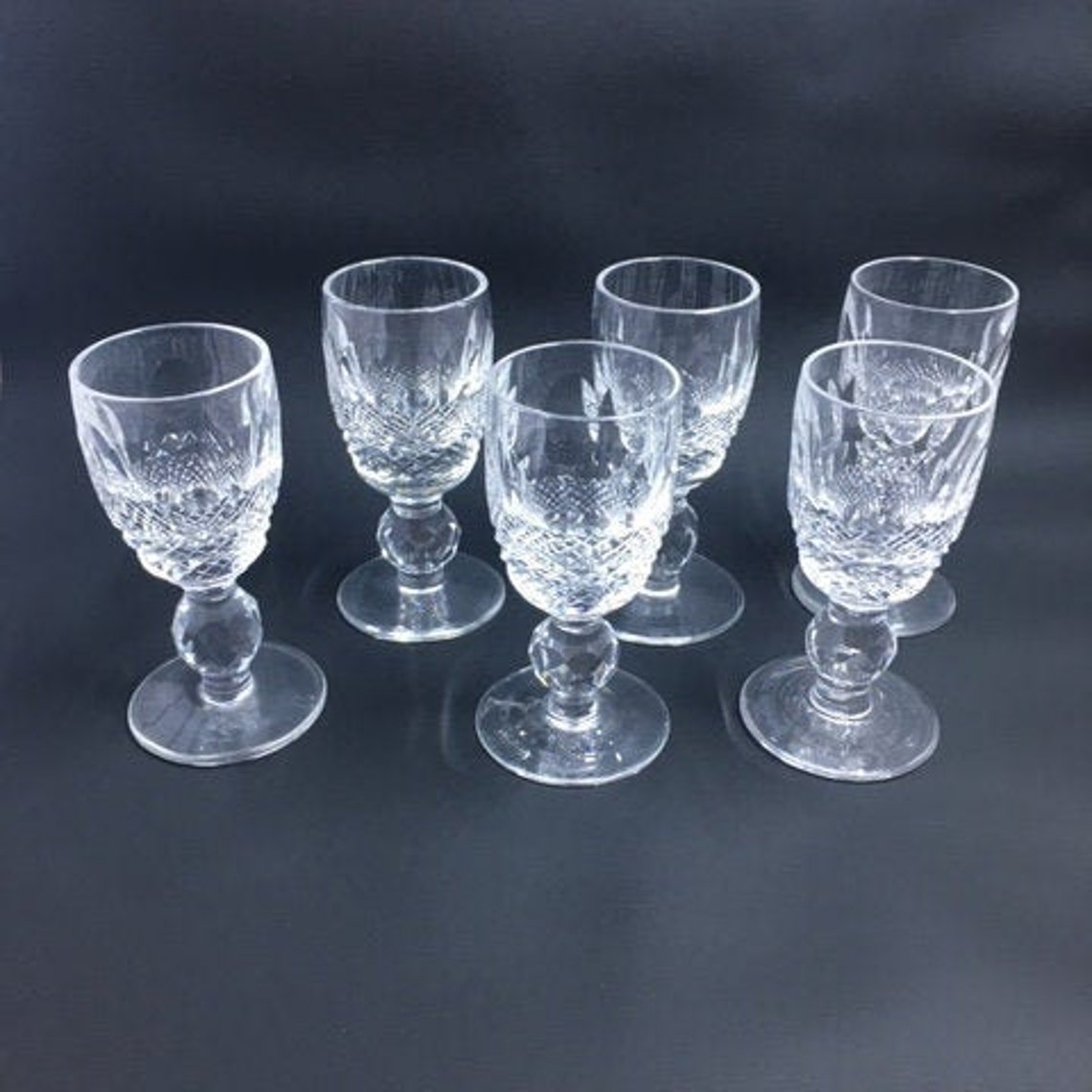 Set of 6 Waterford Crystal Colleen Liqueur/ cordial glasses Etsy