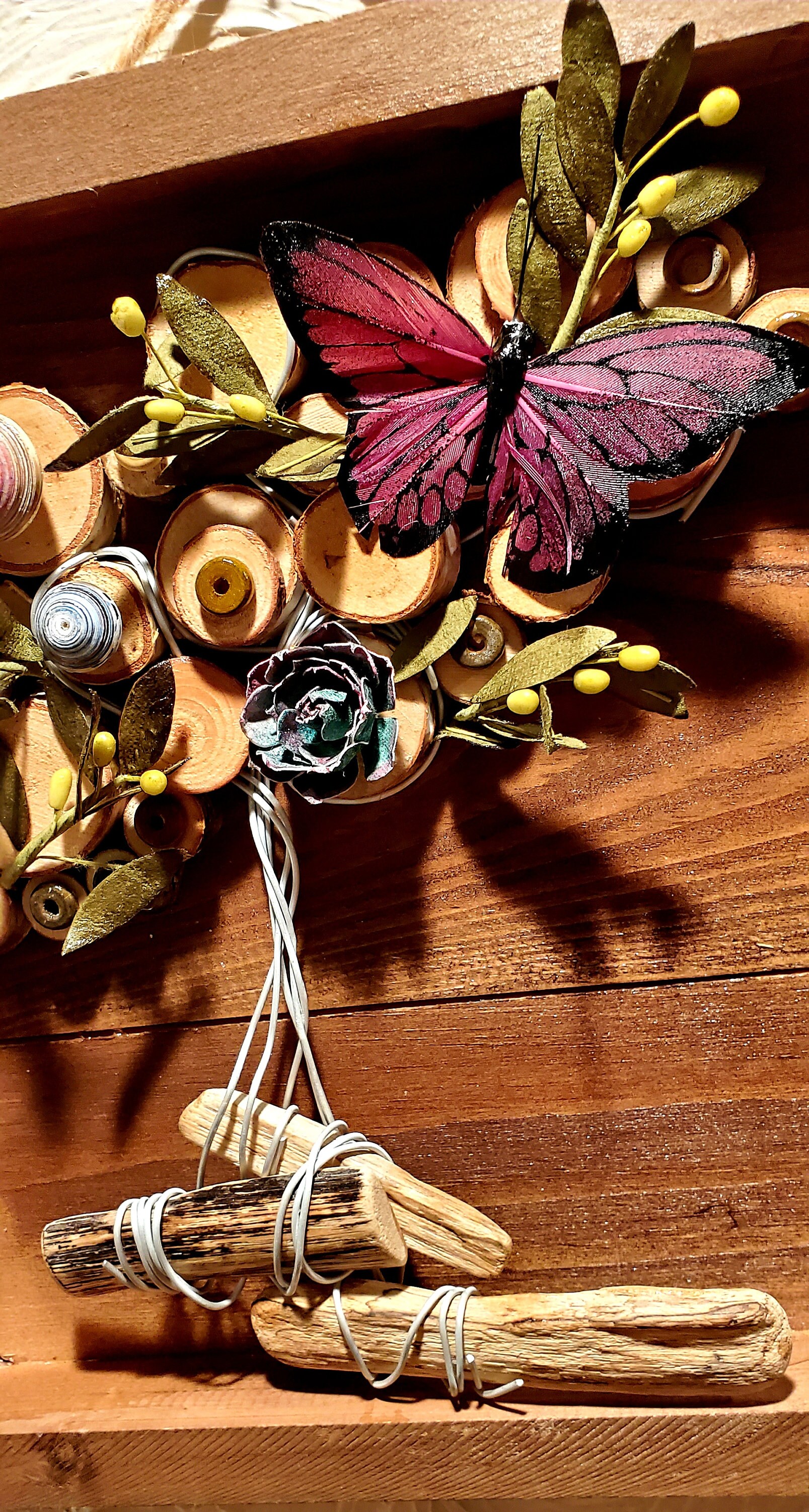 Butterfly Wood Art 3. Etsy