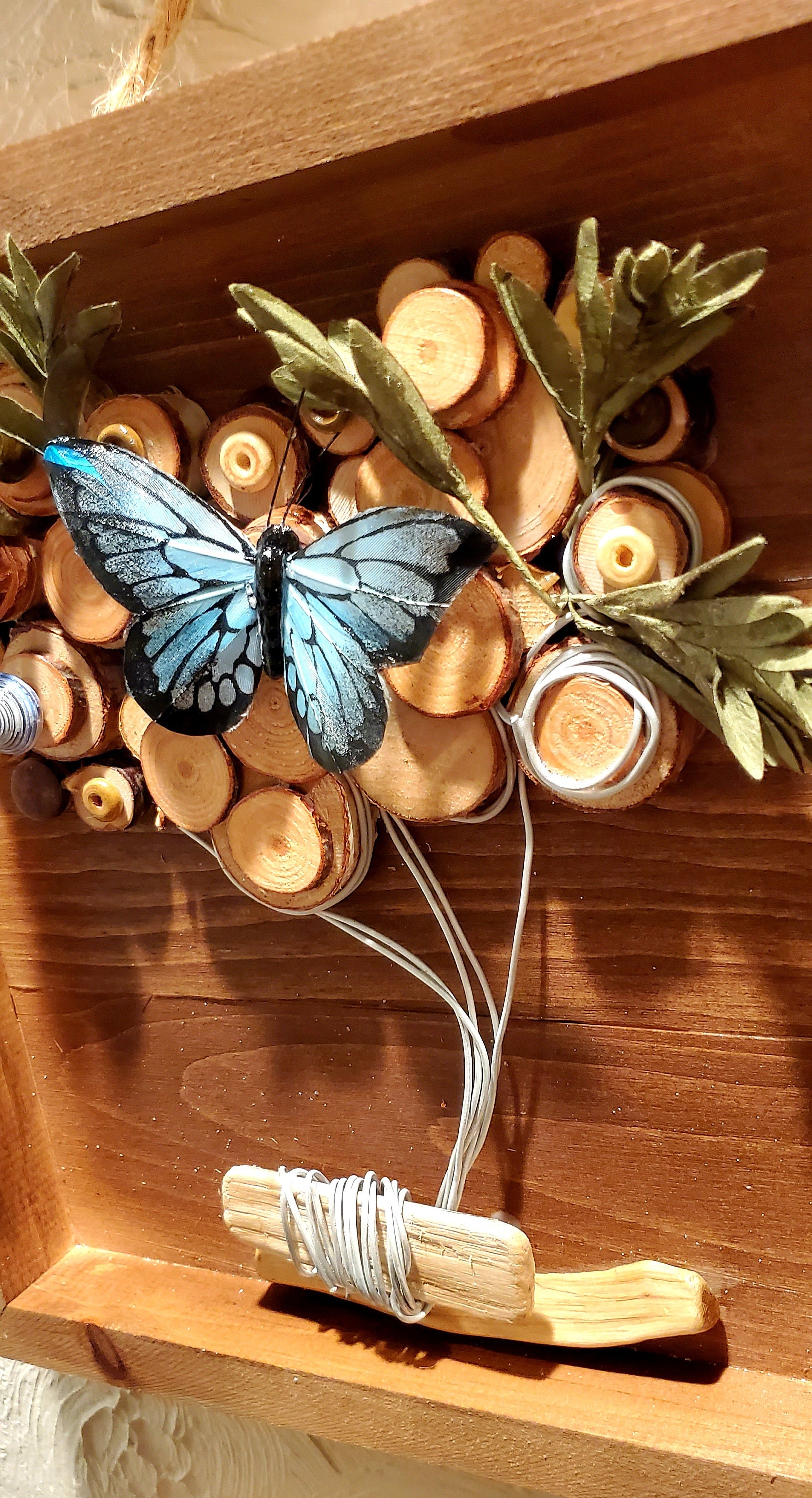 Butterfly Wood Art 2. Etsy