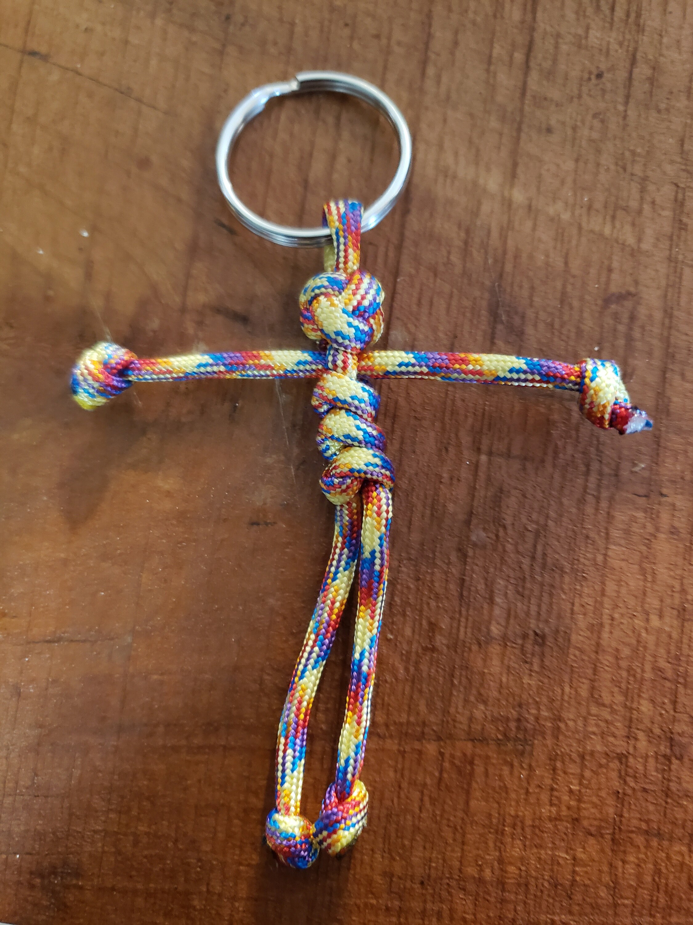 Paracord People Keychain Etsy