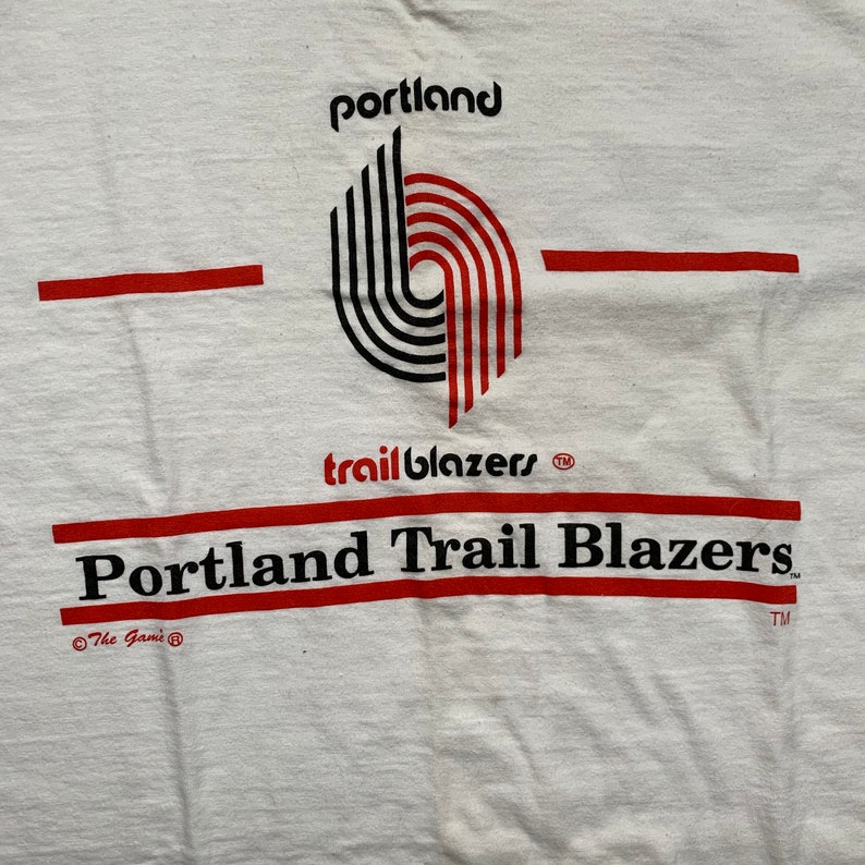 vintage trail blazers shirt