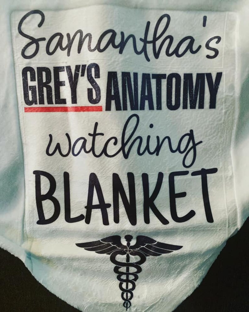 This Is My Greys Anatomy Watching Throw Blanket Etsy