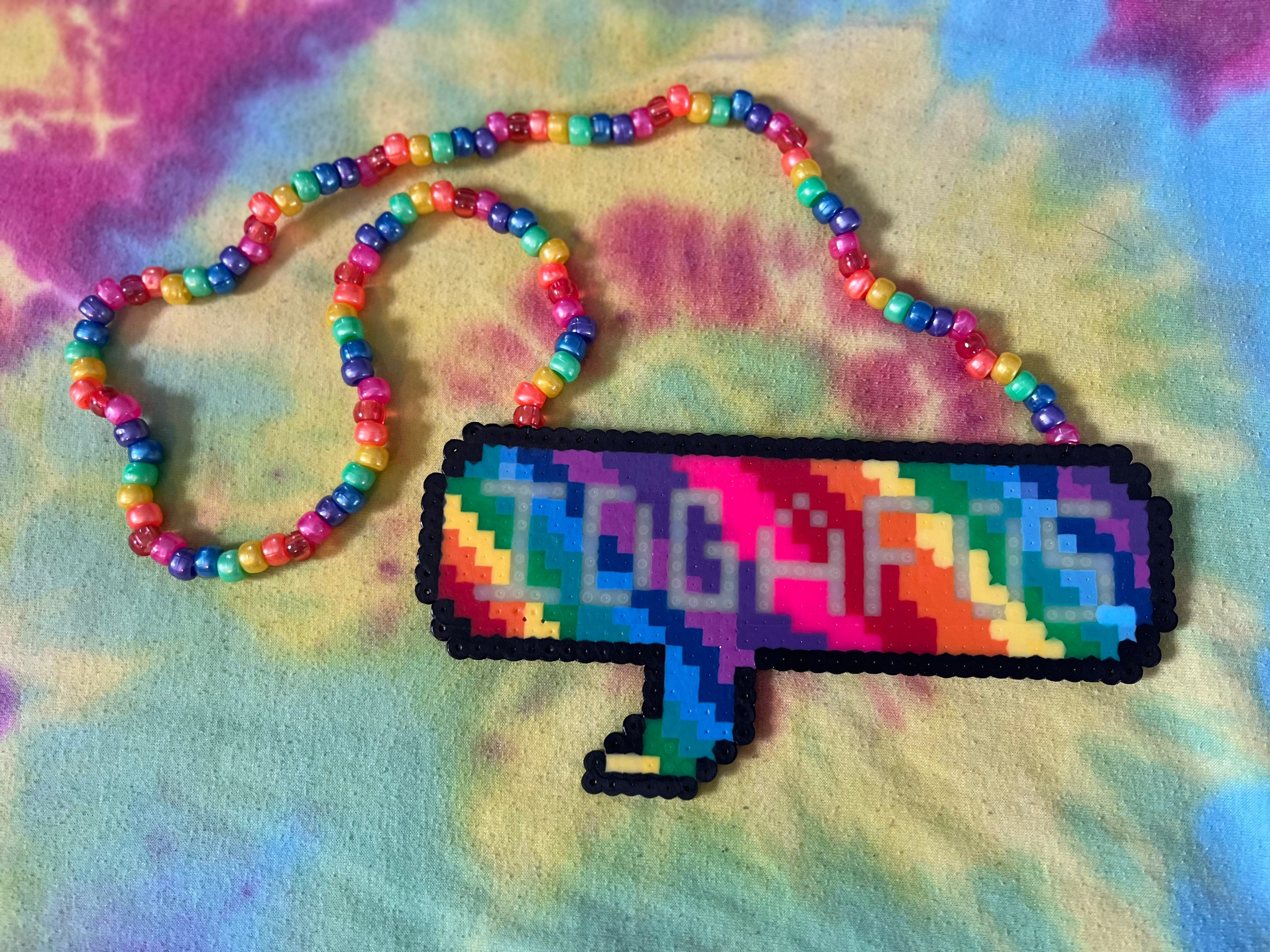 Wooli Vuitton Kandi Perler Necklace 