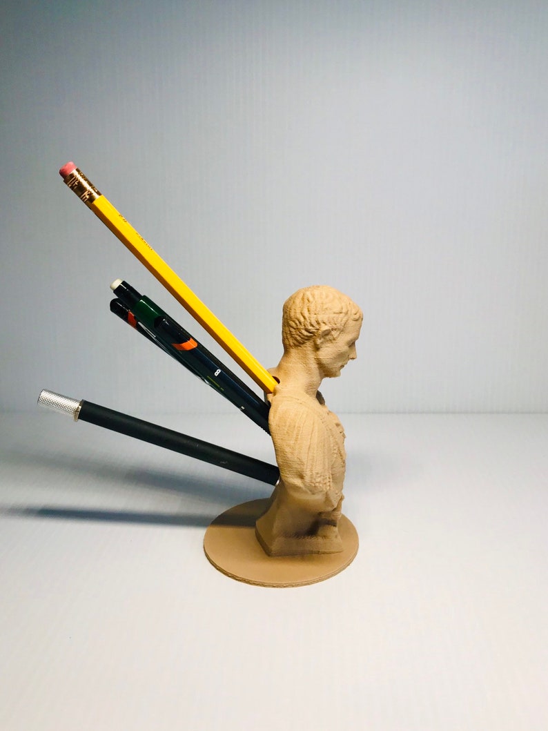 Julius Caesar Pencil Stand 3D Printed Roman Statue for Pens Etsy
