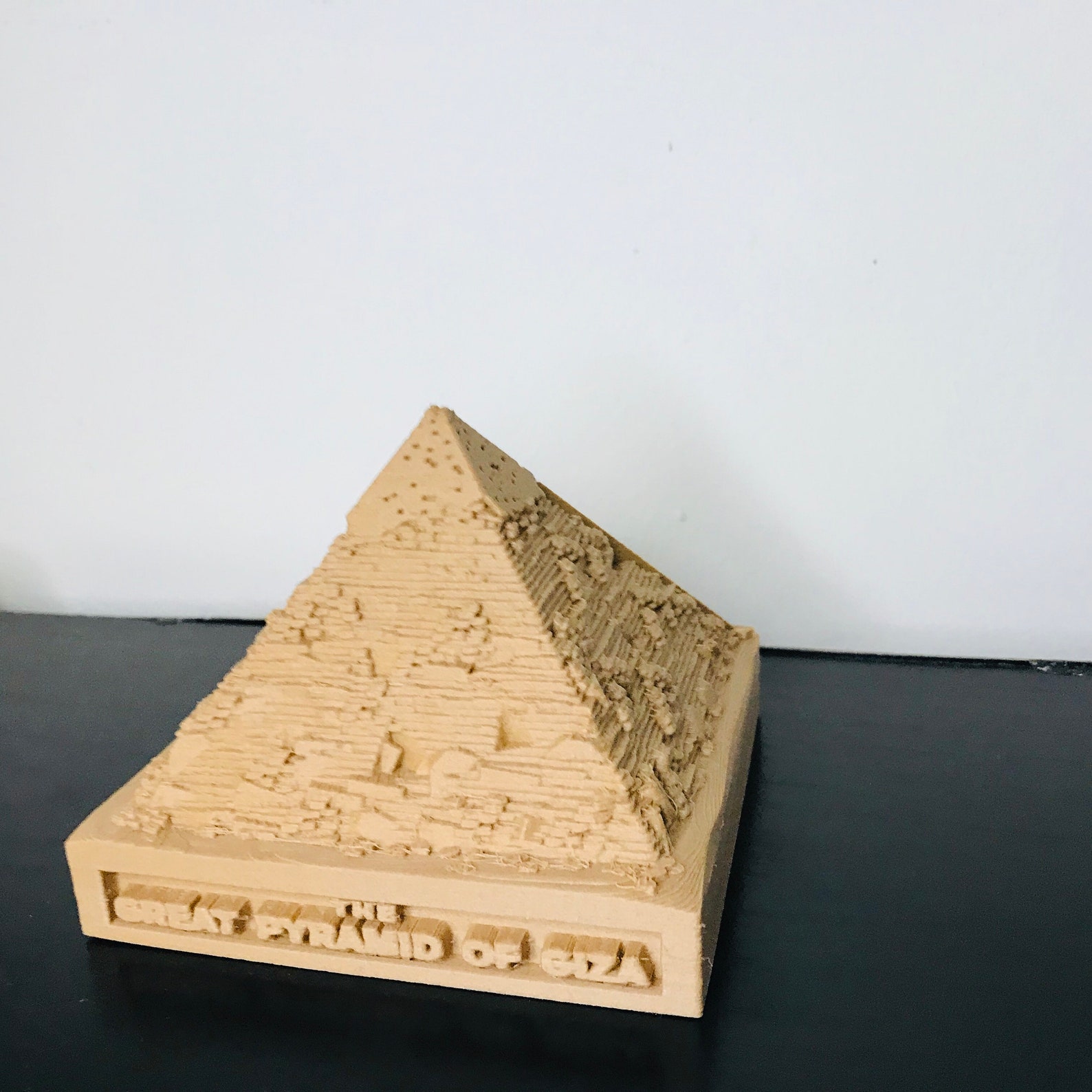 Giza Pyramid Sculpture 3D Printer Egyptian Pyramid Scale Etsy