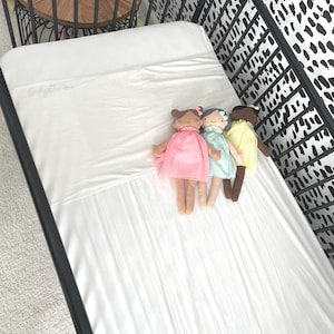2in1 Baby Satin-Lined Crib/Bedding Slip Accessory- Creamsicle