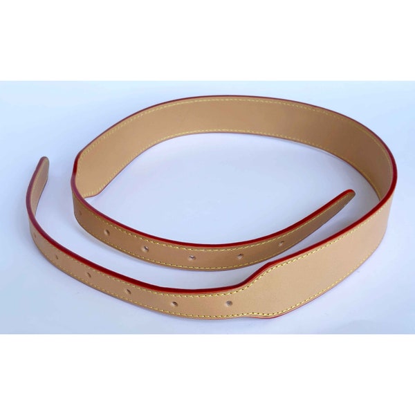 CarryAll MM and PM Replacement Strap, Honey Vachetta Patina Leather, Genuine Leather Strap