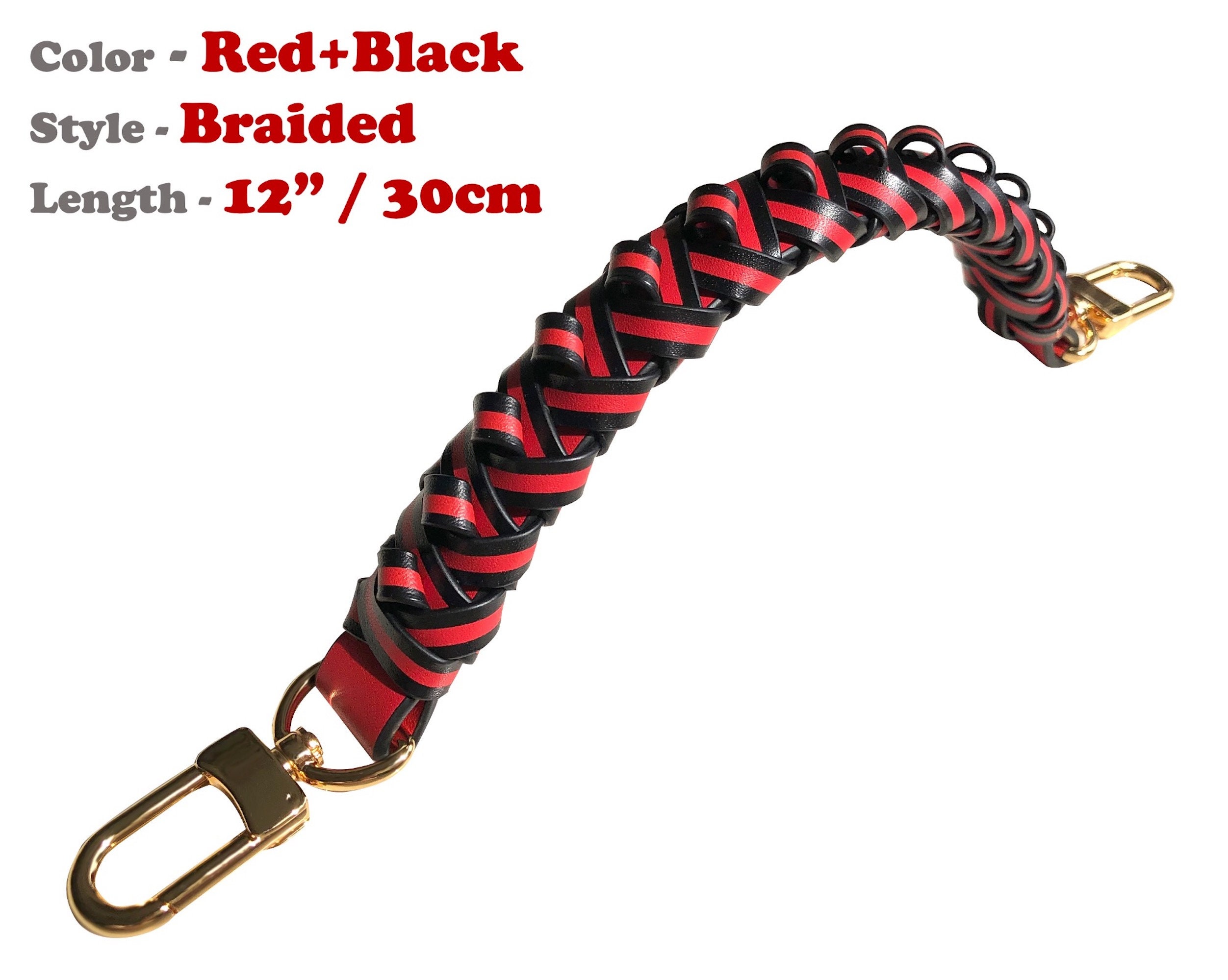  18 Inches Vachetta Leather Braided Handle, Top Braided