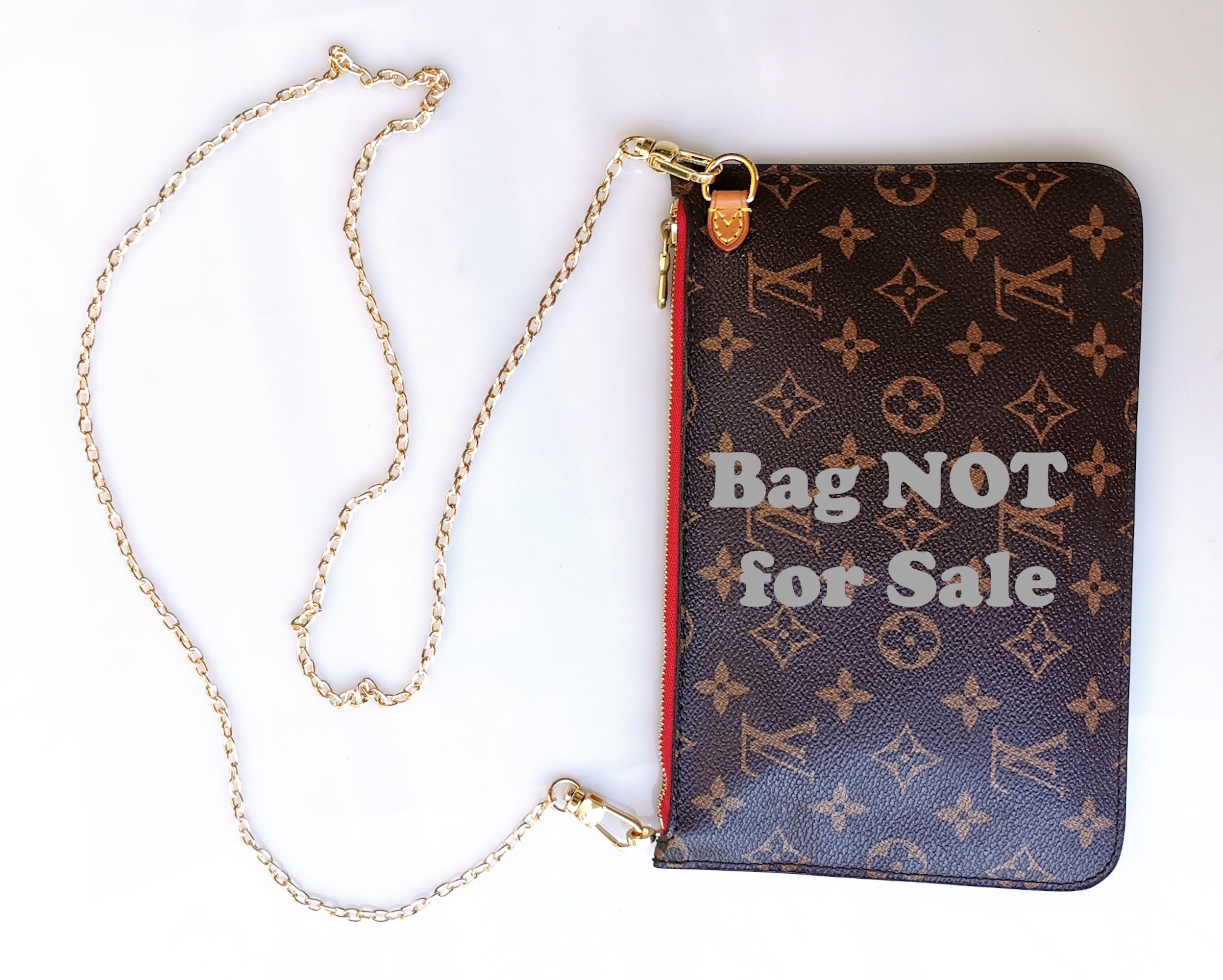 Conversion Kit For Louis Vuitton Neverfull Pouch (Gold & Silver Available)