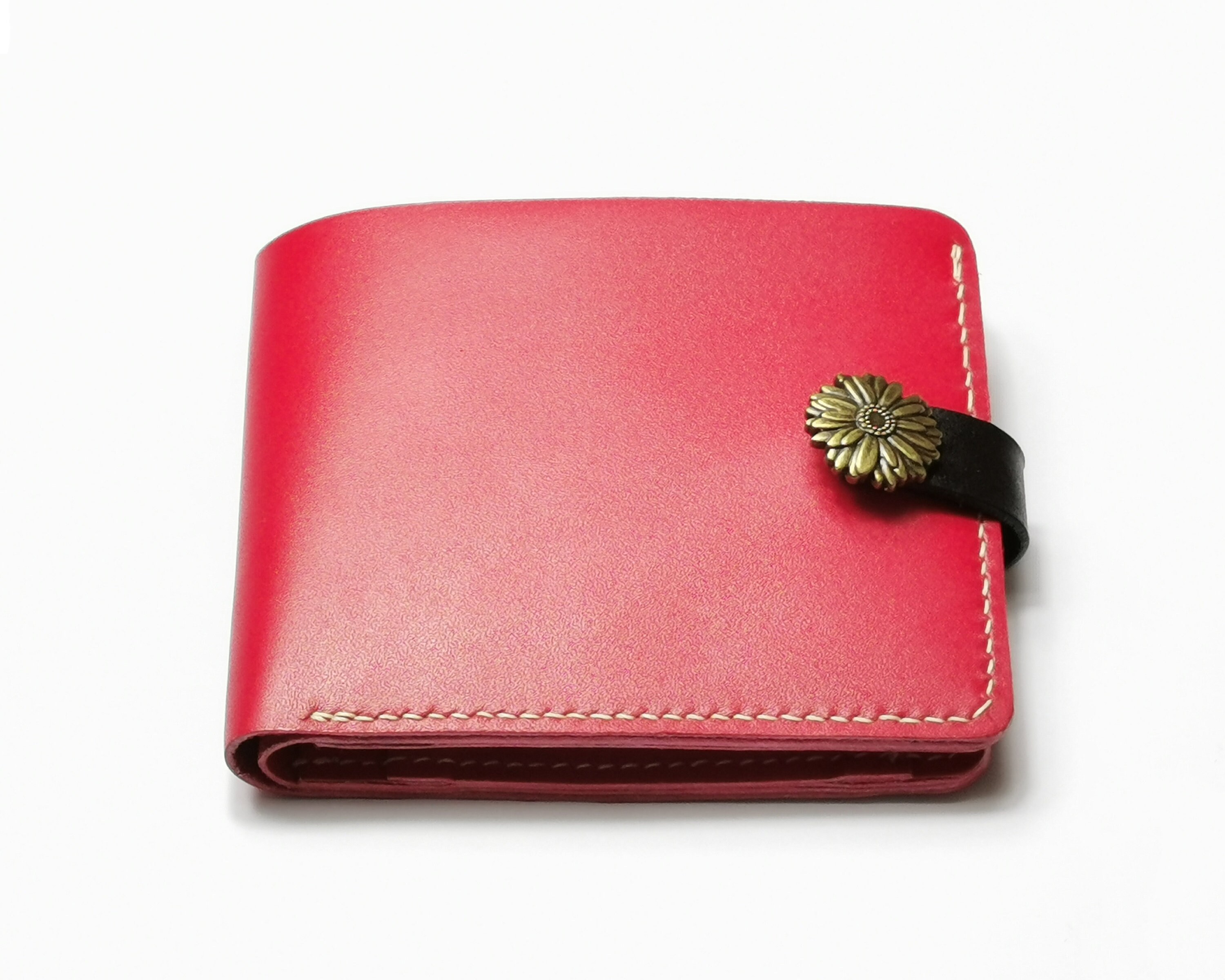 Lady Wallet by Full Grain Veg Tan Leather Women Purse With Etsy