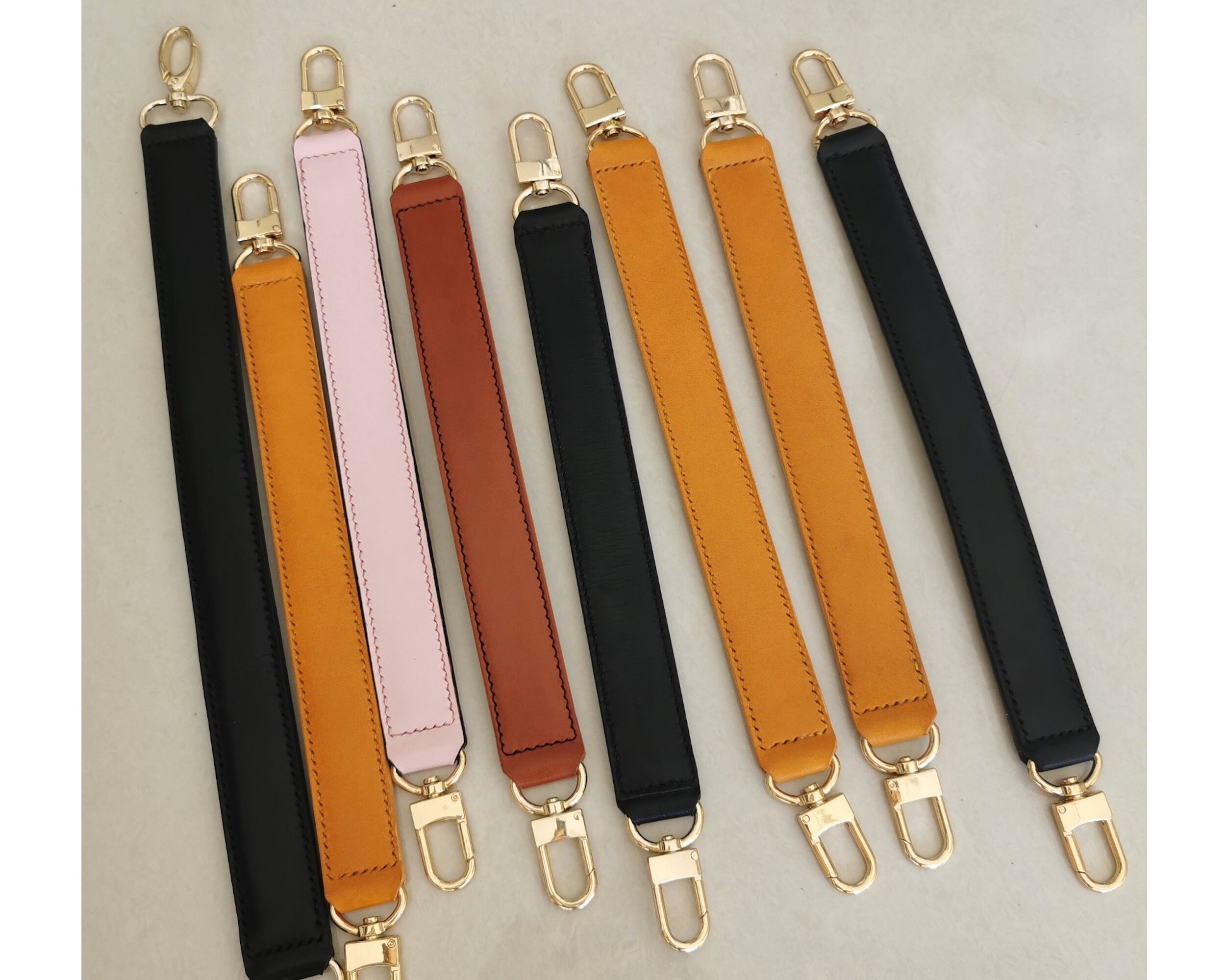 Light Honey Crossbody Vachetta Leather Strap Replacement For Louis Vuitton  120cm
