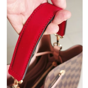 2cm Breite Handtaschenriemen aus echtem Vachetta-Leder, in beliebiger Länge erhältlich, Designer-Tasche, Geldbörse mit oberem Griff, Goldsilber-Messingverschluss Bild 7