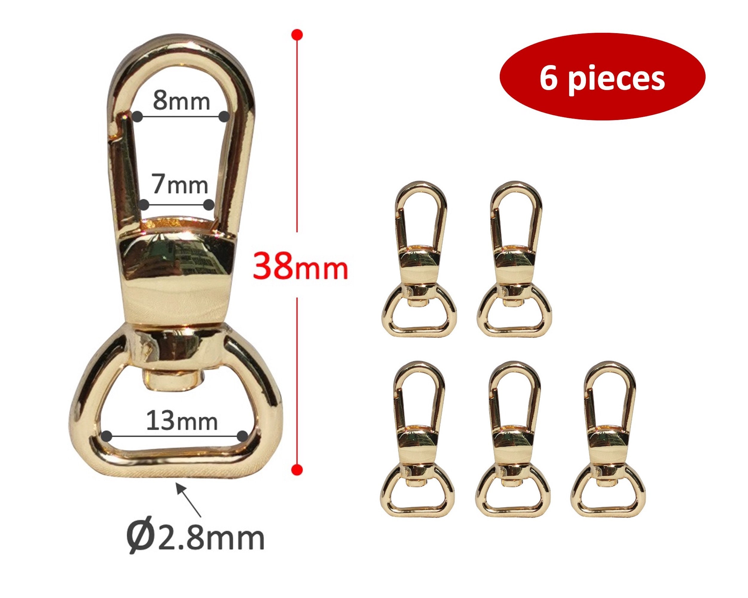 BUNDLE of 6 Pieces Clasps Handbag Bag Clips Gold Silver Etsy