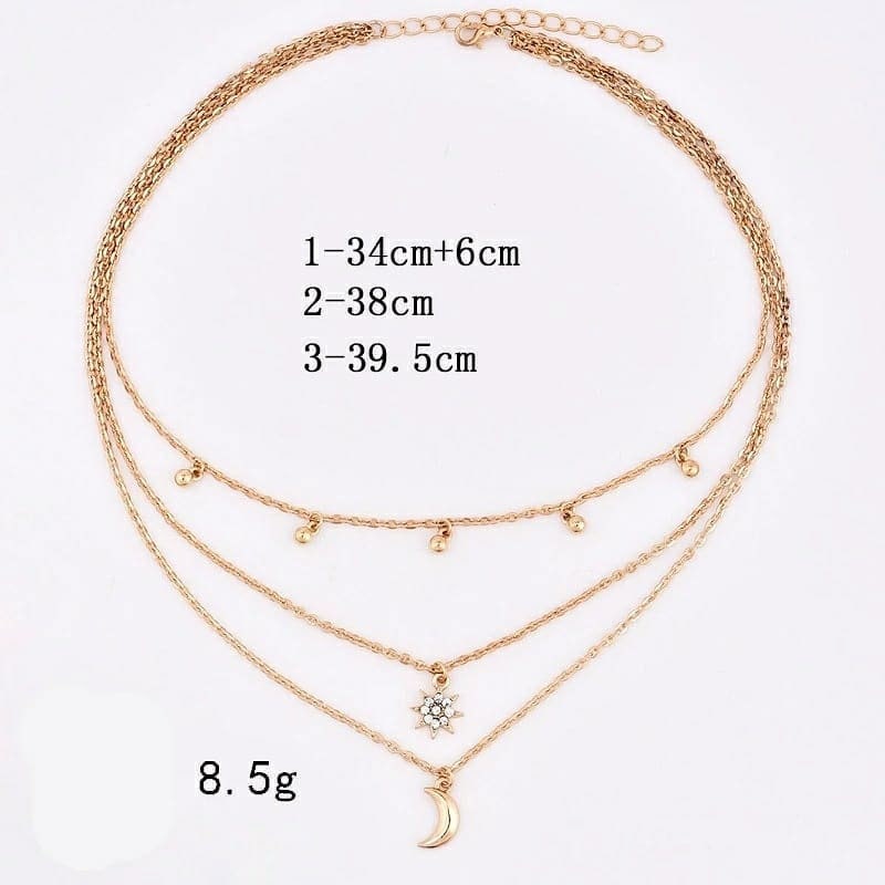 Trending Jewelry 2020, Stackable Necklaces, Pendant Necklace,celestial ...
