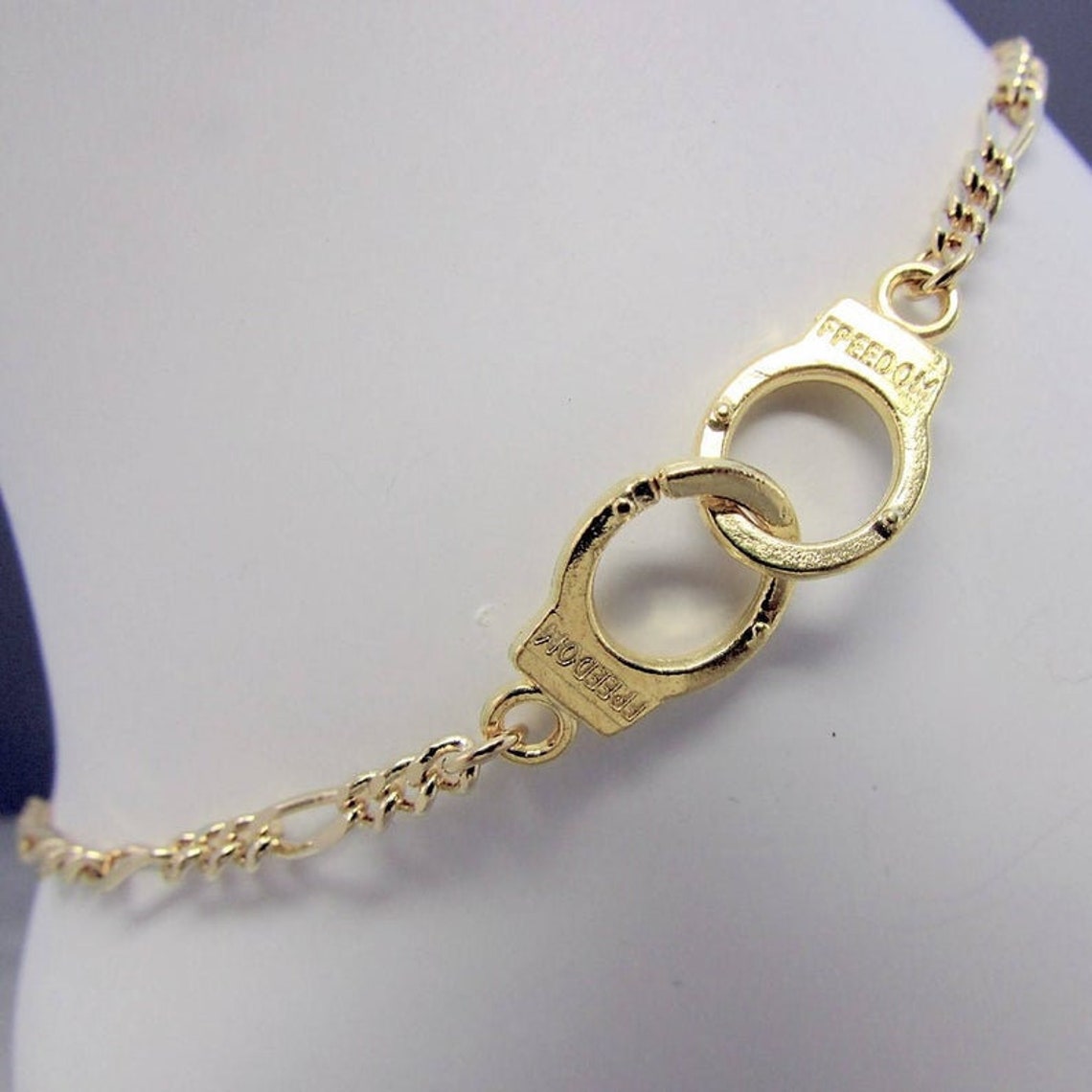 Anklets 2020 Handcuff Anklet Bracelet Freedom Handcuffs Anklet Etsy