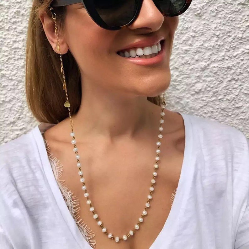 Eyewear Accessories Eyeglass Chain for Women Trends Glasses Etsy