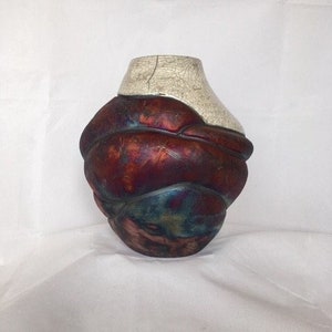 Raku Vase--Venus of Willendorf
