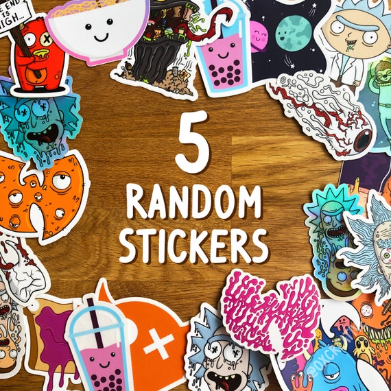 5 Random Stickers
