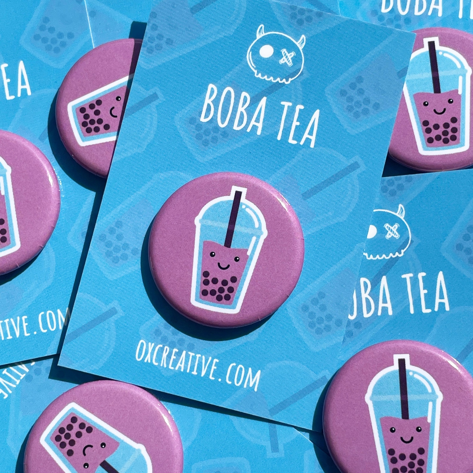 Boba Tea Pin – 32mm Button Badge - Etsy