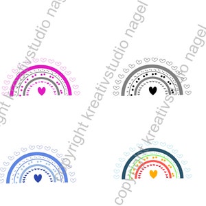 File di plotter arcobaleno clipart png svg jpg pdf eps