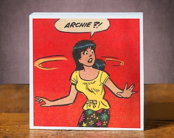Comic Book Art-Betty and Veronica-Comic Books Vintage-MCM-Archie Comics Gifts-Lesbian Gift
