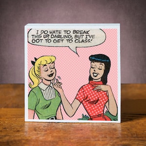 Comic Book Art-Betty and Veronica-Comic Books Vintage-MCM-Archie Comics Gifts