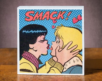 Comic Book Art-Betty and Veronica-Comic Books Vintage-MCM-Archie Comics Gifts-Lesbian Gift