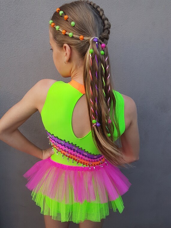 Girls Hair Accessories Toddler Teenage Hair Rope Dance Wear Dress Up Braiding Styling Multi Colour Clipacharm Non Slip Hair Ropes