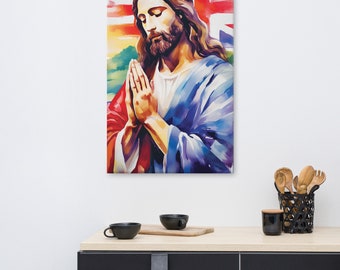 Bid voor Hawaï - Jezus bidt voor Hawaï Canvas