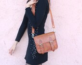 Men's leather messenger leather messenger bag, leather shoulder bag, leather computer bag, leather satchel, leather satchel