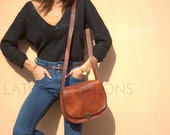 Women's leather shoulder bag. Natural leather bag in vintage style, shoulder bag, leather shoulder bag, leather bag