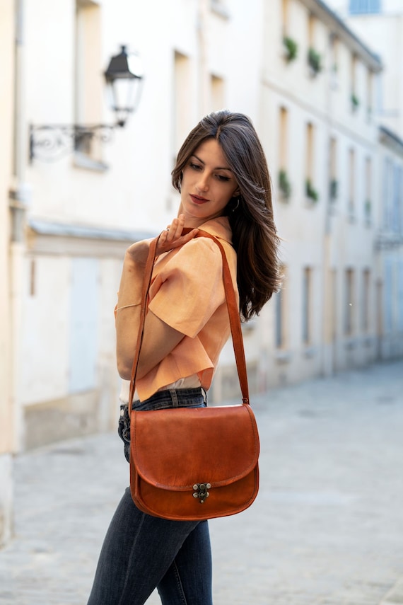 Sac à bandoulière en cuir pour femmes sac à bandoulière