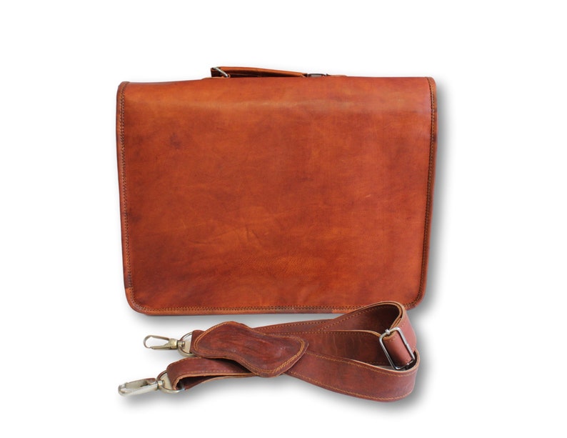 Men's Leather Messenger Leather Messenger Bag Leather Etsy