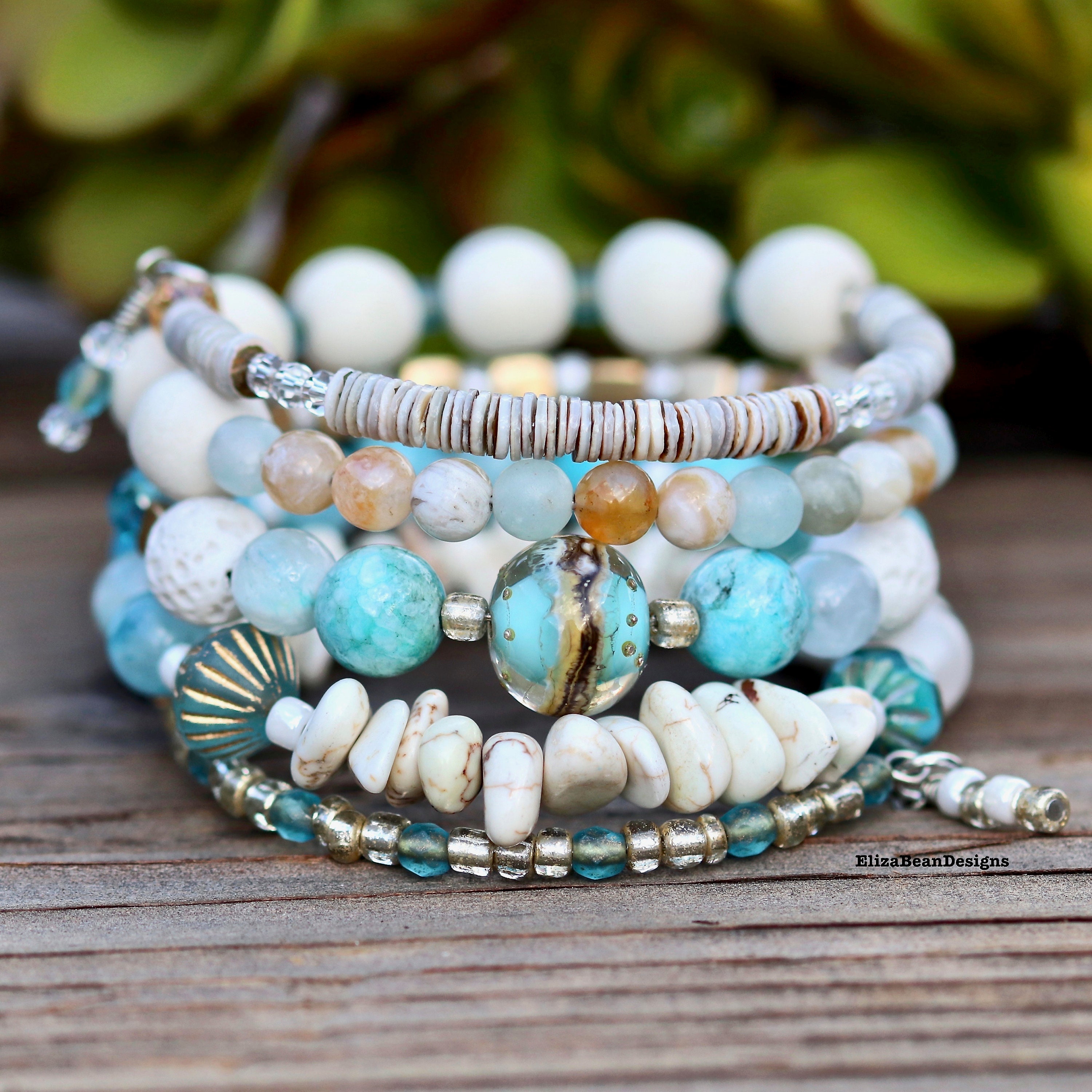 Beach Bracelet Summer Bracelet Handmade Bracelet Memory Etsy