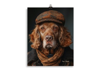 Uit de serie "The people of Woofington" No.48 - Fotopapierposter