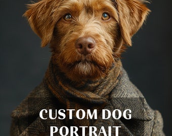 Aangepaste hondenportretcommissies