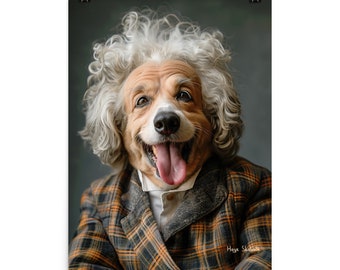 Everything is relative - Albert Einstein, Photo paper poster
