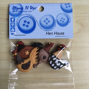 Dress it up - Buttons Hen House Chickens