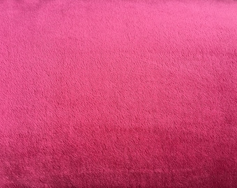 Microfaser-Plüsch, Minky, "Fuchsia" (pink) Shannon Fabrics