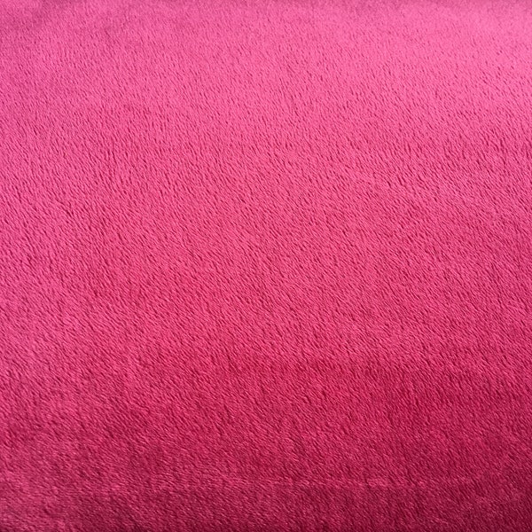 Microfaser-Plüsch, Minky, "Fuchsia" (pink) Shannon Fabrics