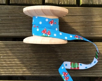 FliePi ribbon in turquoise by Farbenmix 1 m