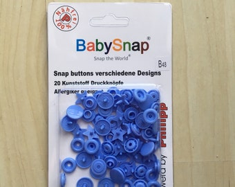 Press buttons BabySnap Stars T5 (12.4mm) Color B48