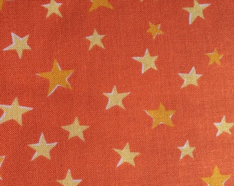 Sterne auf orange Grundstoff World of Susybee