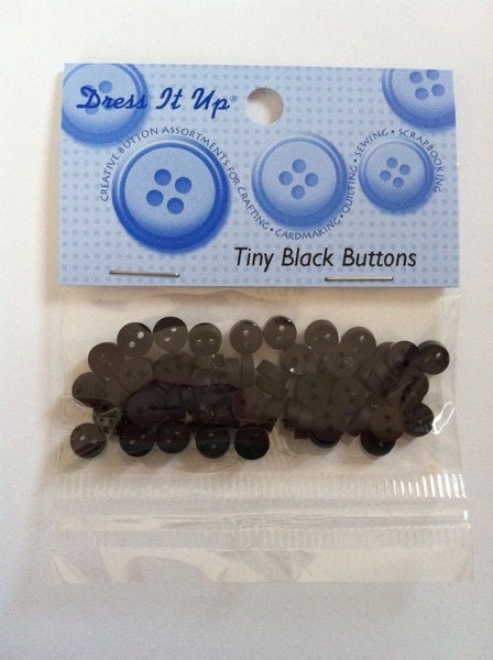 Dress It Up Tiny Black Buttons Dress It Up Tiny Black Buttons